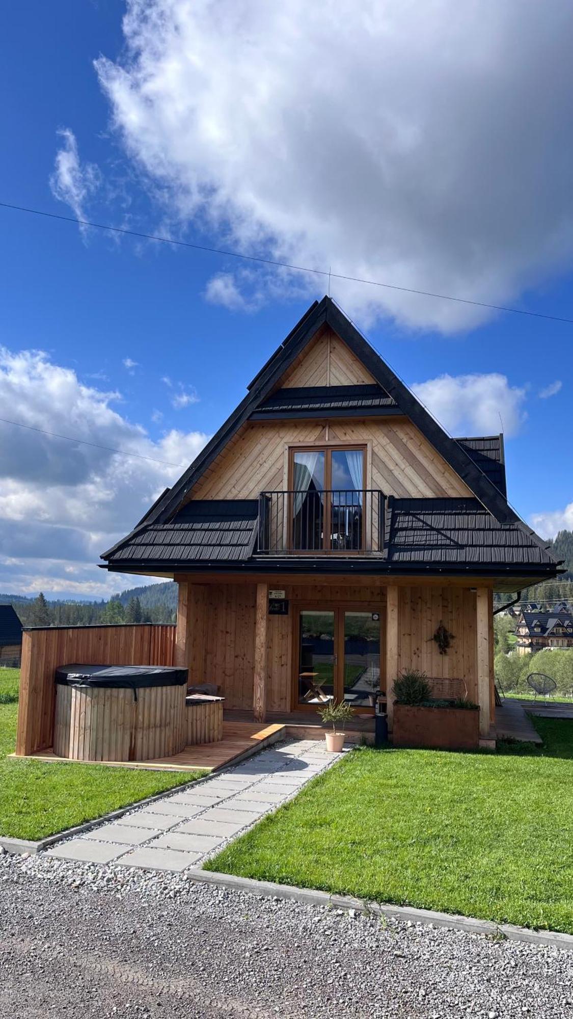 Domki Fox House Z Jacuzzi Elektrycznym Na Wylacznosc กอสเชียลิสกอ ภายนอก รูปภาพ