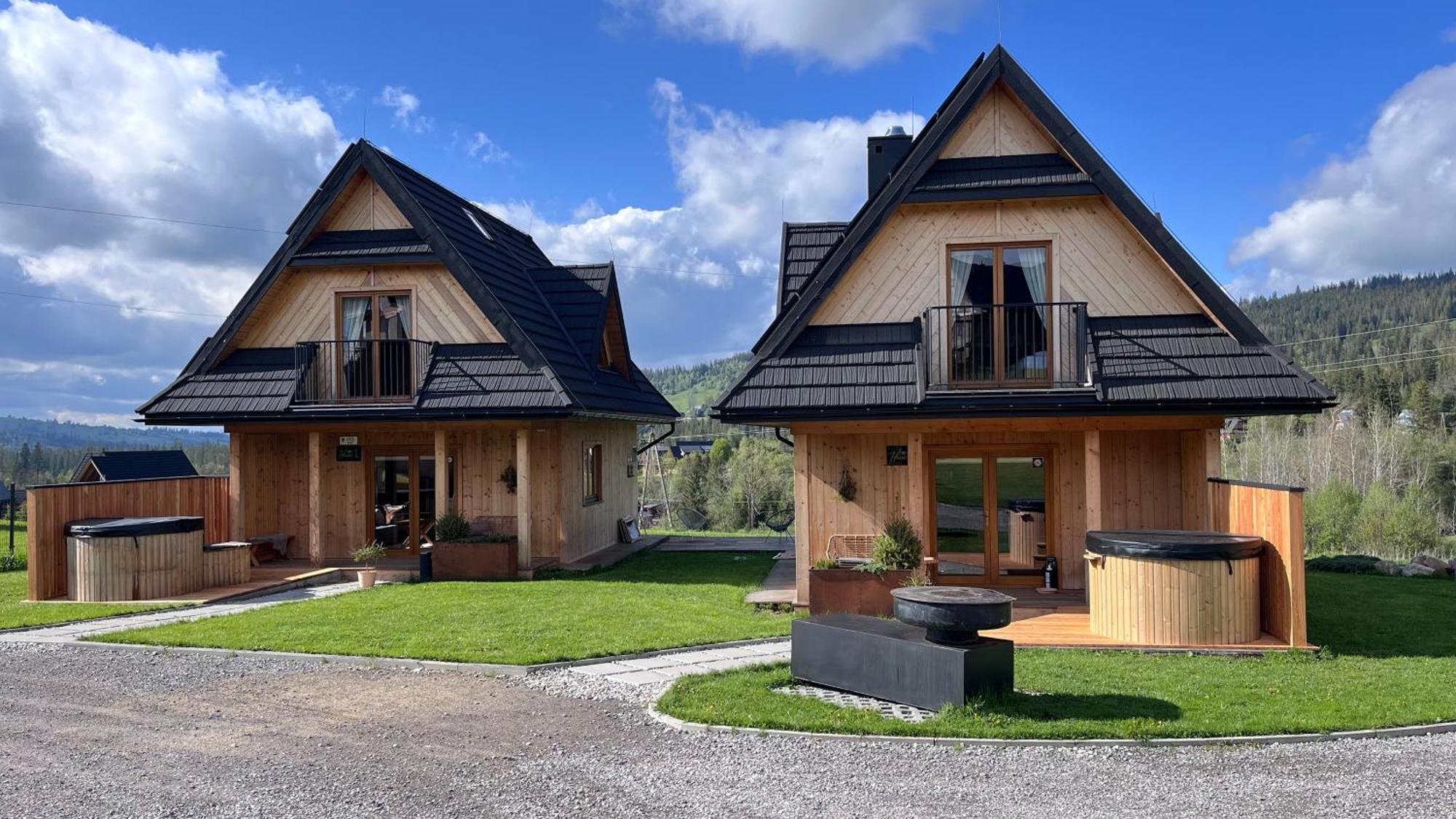 Domki Fox House Z Jacuzzi Elektrycznym Na Wylacznosc กอสเชียลิสกอ ภายนอก รูปภาพ